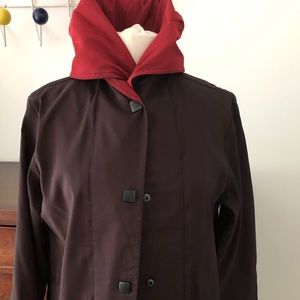 Reversible rain coat